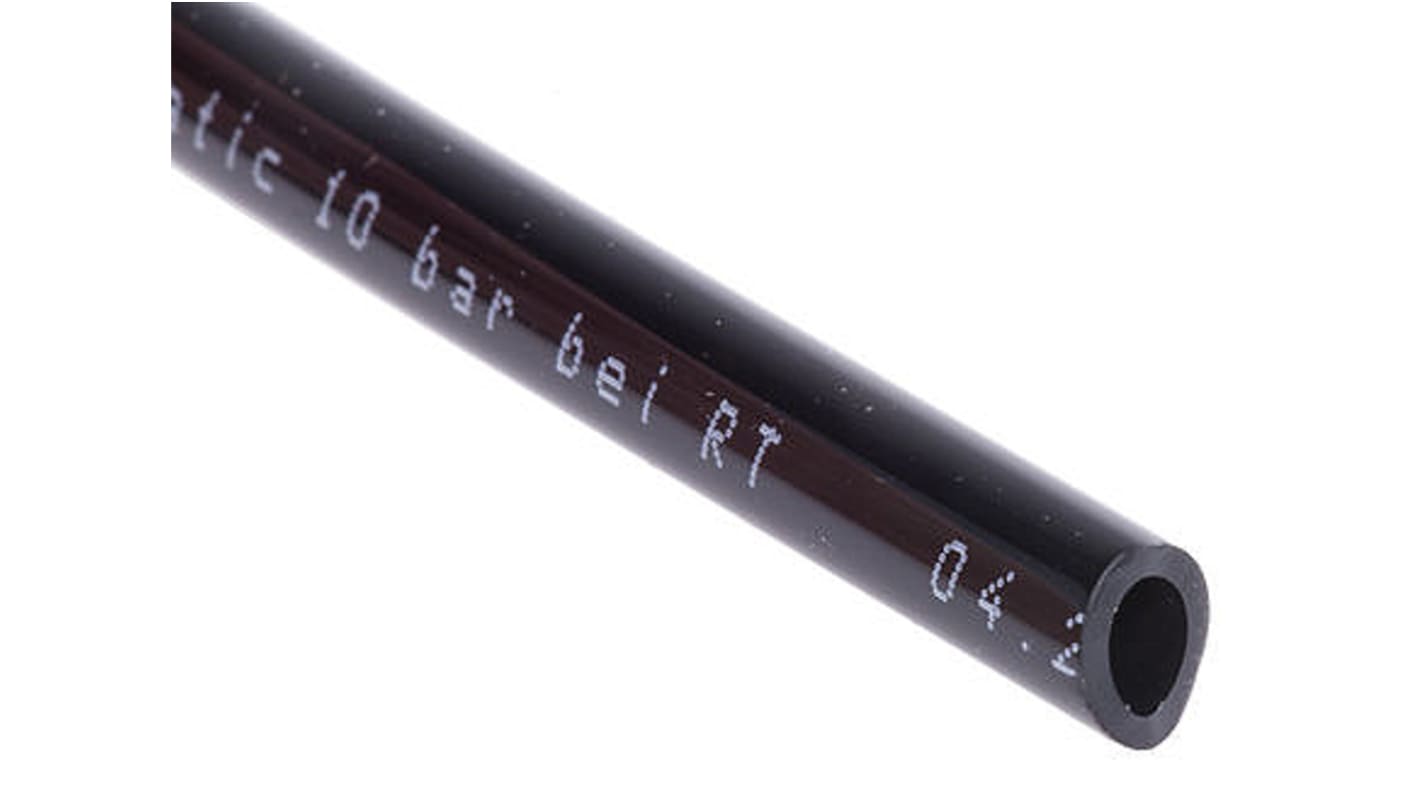 Festo Compressed Air Pipe Black Polyurethane 10mm x 50m PUN-H Series, 197393