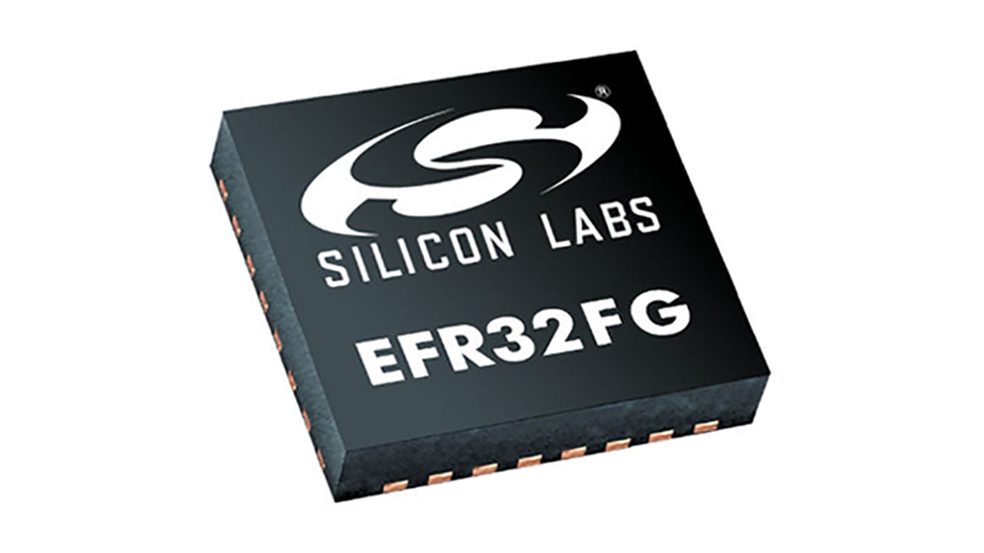 Silicon Labs EFR32FG1P133F256GM48-C0, RF Transceiver 2.4GHz Dual Band 48-Pin QFN