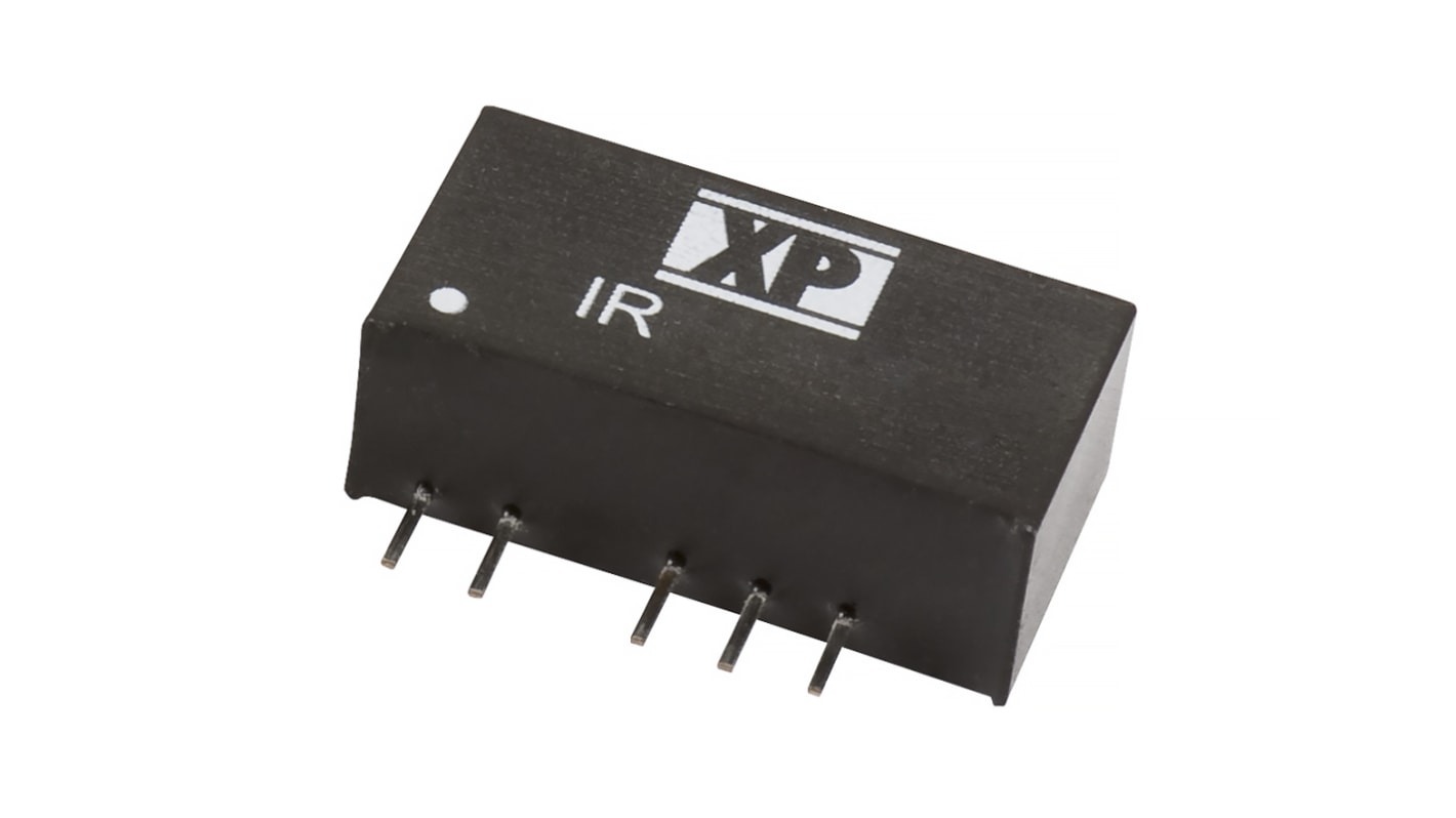 XP Power IR DC-DC Converter, ±12V dc/ ±125mA Output, 4.5 → 5.5 V dc Input, 3W, Through Hole, +85°C Max Temp