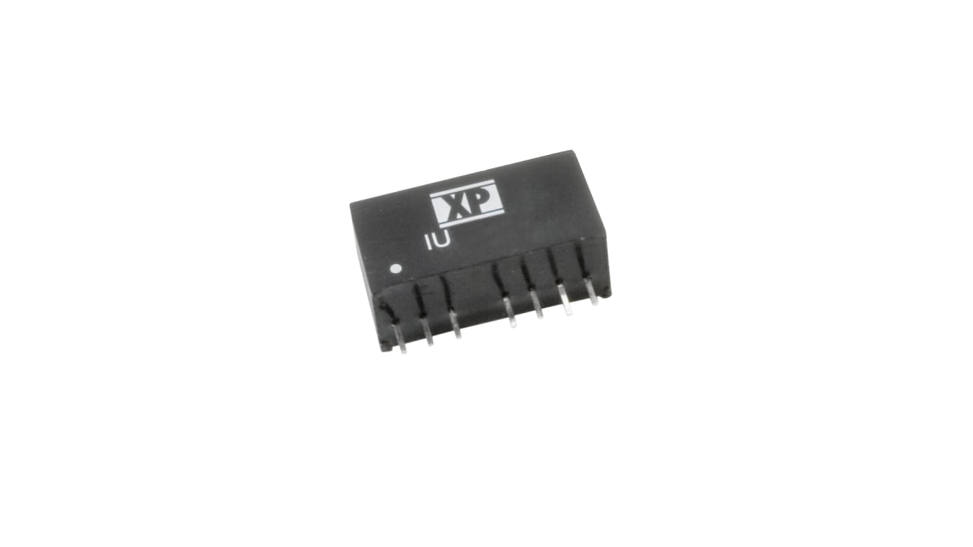 XP Power IU DC-DC Converter, 9V dc/ 222mA Output, 4.5 → 9 V dc Input, 2W, Through Hole, +85°C Max Temp -40°C Min