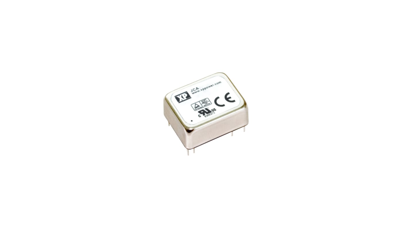 XP Power JCA DC-DC Converter, 12V dc/ 260mA Output, 18 → 36 V dc Input, 3W, Through Hole, +100°C Max Temp -40°C
