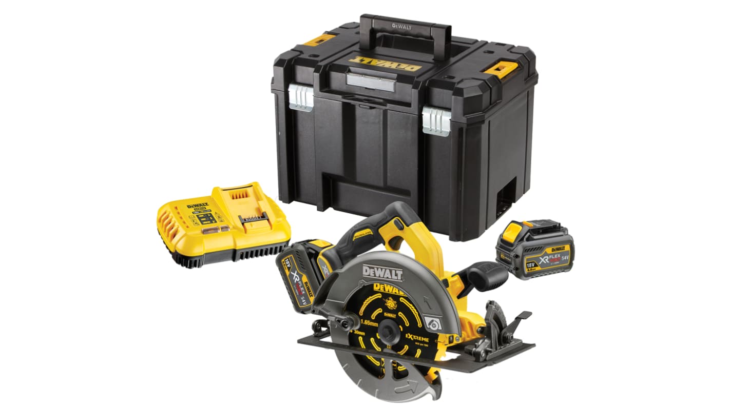 DeWALT FLEXVOLT DCS575T2-GB 190mm Cordless Circular Saw, 54V