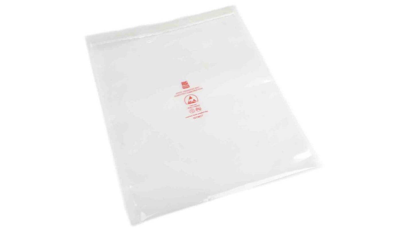 Torba antystatyczna szerokość 200mm Zamek błyskawiczny długość 250mm Ultraprzezroczysta torba ESD typ: Worek