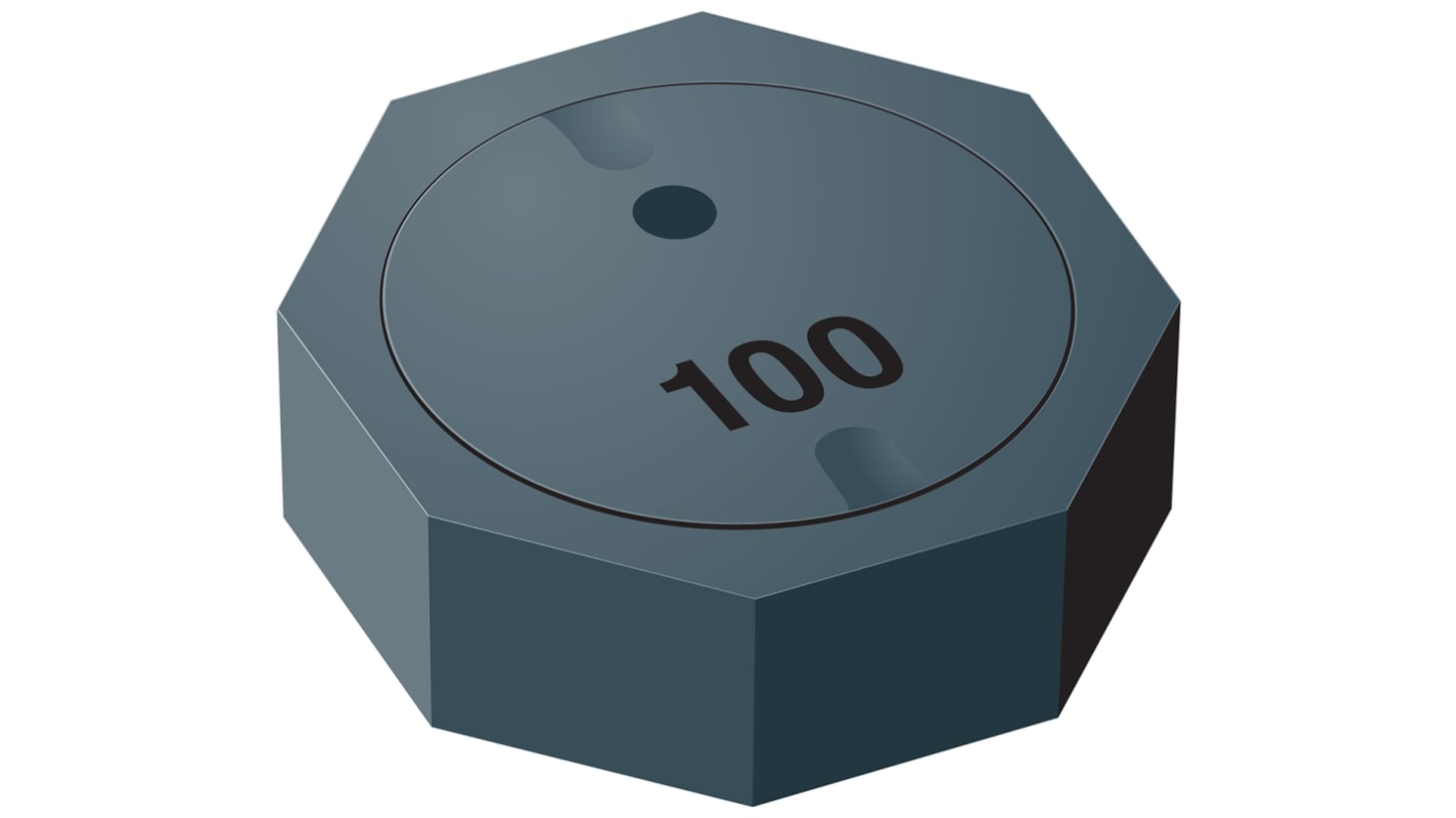 Inductor de montaje en superficie bobinado Bourns, 100 μH, ±30%, núcleo de Ferrita, apantallado 7032, SRF:6MHZ, Q:24,