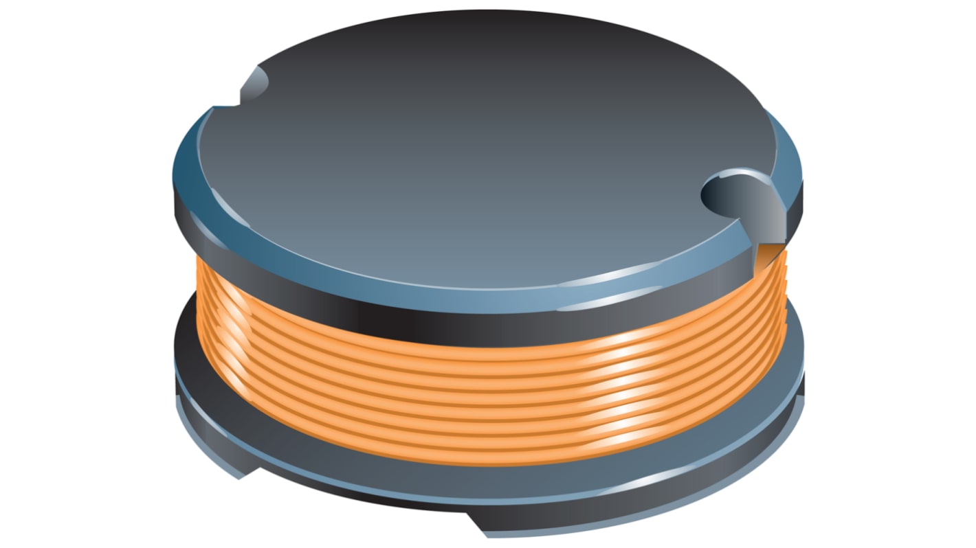 Bourns, SDR1006, 1006 Wire-wound SMD Inductor with a Ferrite Core, 10 μH Wire-Wound 2.6A Idc Q:30