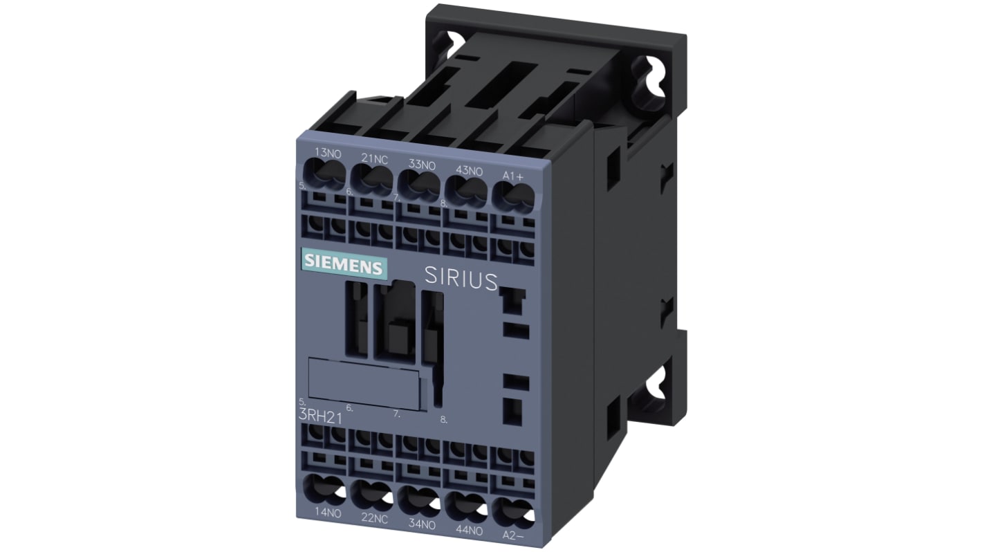 Siemens SIRIUS 3RH2 Contactor Relay, 10 A, 3NO + 1NC, 690 V ac