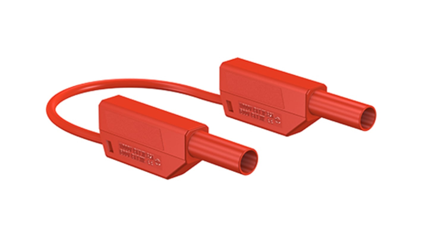 Staubli, 32A, Red, 2m Lead Length