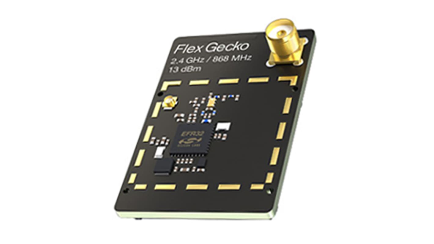 Strumento di sviluppo comunicazione e wireless Silicon Labs Flex Gecko, 2.4 GHz, 868 MHz, Ricetrasmettitore RF
