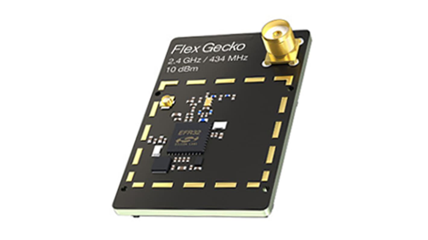 Strumento di sviluppo comunicazione e wireless Silicon Labs Flex Gecko, 2.4 GHz, 434 MHz, Ricetrasmettitore RF