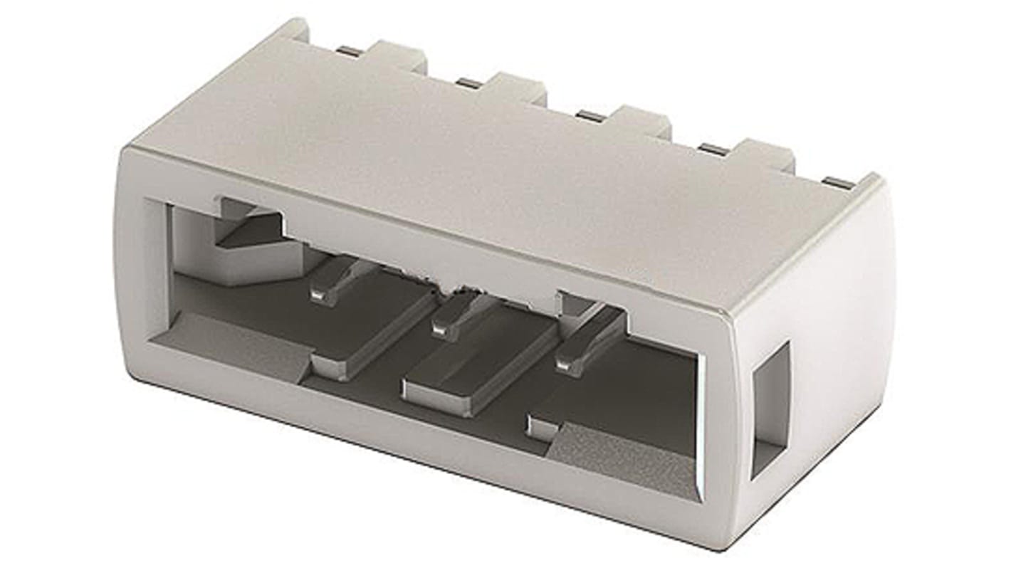 Harting Har-Flexicon Series PCB Header, 2-Contact, 2.54mm Pitch, Through Hole Mount, 1-Row, Solder Termination