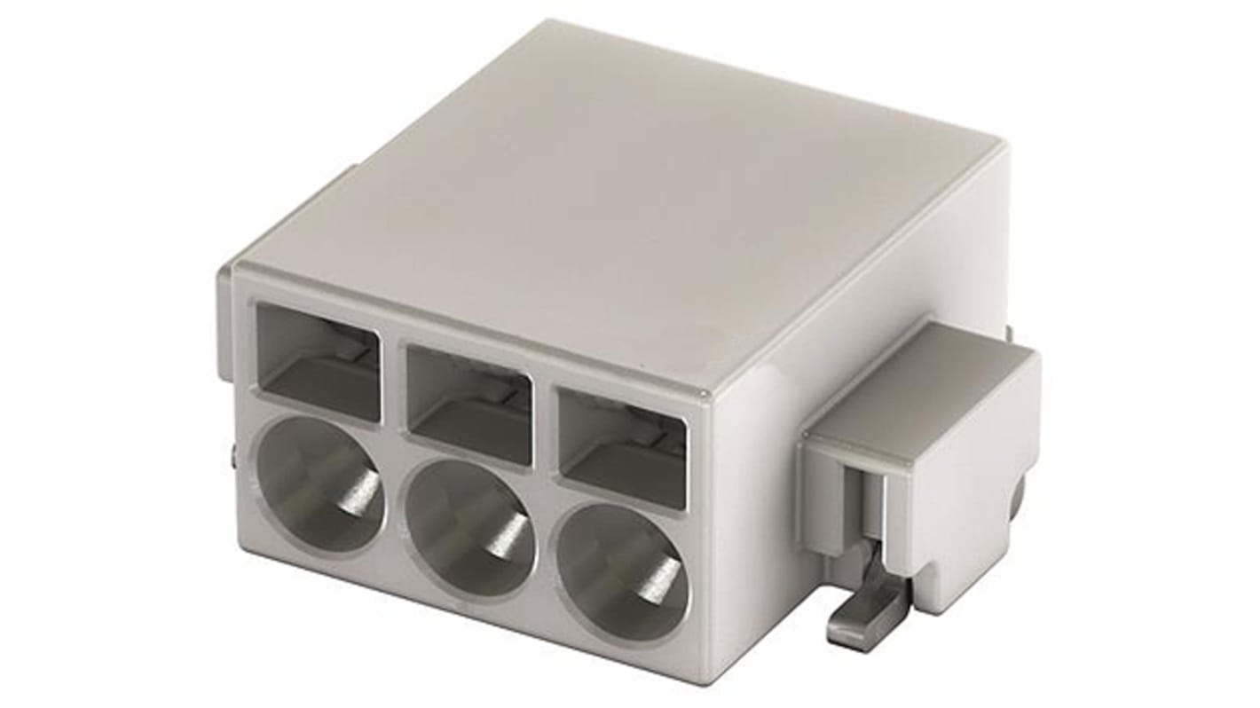 HARTING Har-Flexicon Series PCB Terminal Block, 2-Contact, 2.54mm Pitch, Through Hole Mount, 1-Row, Screw Termination