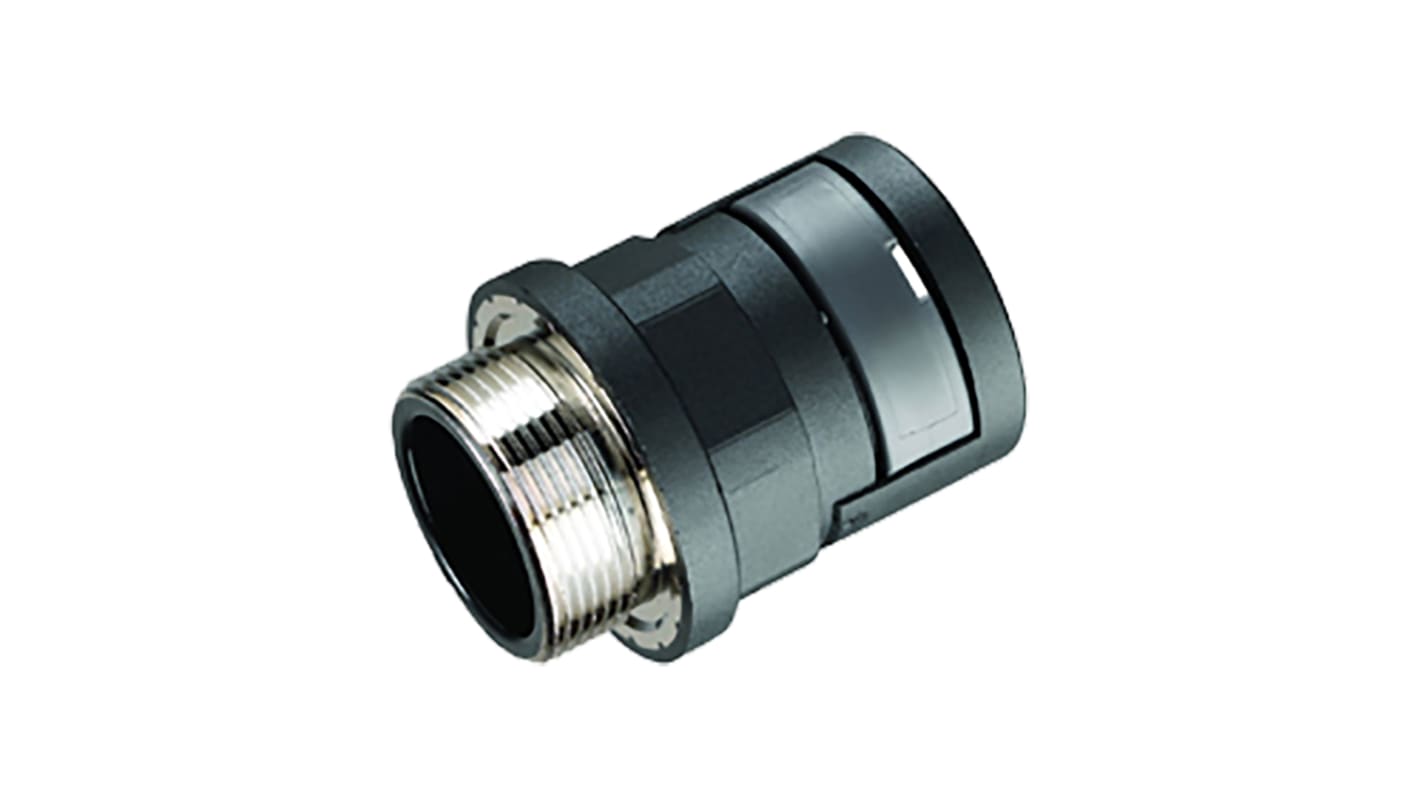 Kopex 螺纹转换器 电缆管接头, 20mm螺纹, 尼龙 12制, 17mm标称尺寸, 镍（螺纹）表面, IP68, 黑色, NENV系列