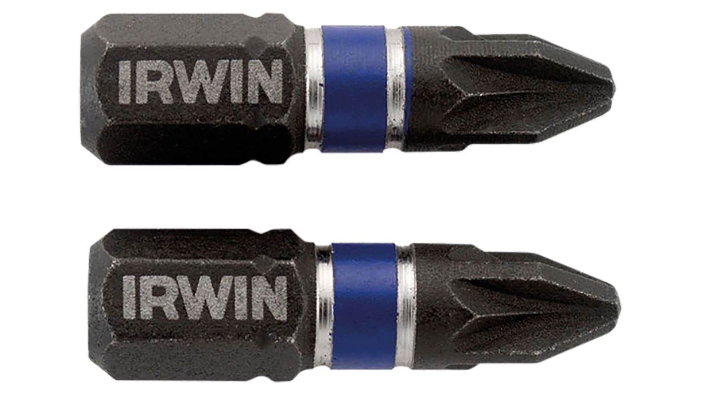 Irwin Pozidriv Screwdriver Bit, PZ2 Tip