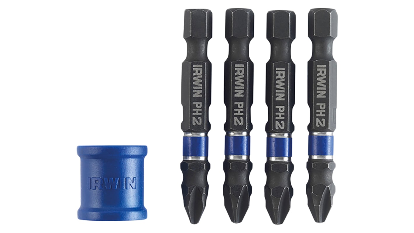 1923417 Irwin Impact Bit Set 5 Pieces Phillips RS