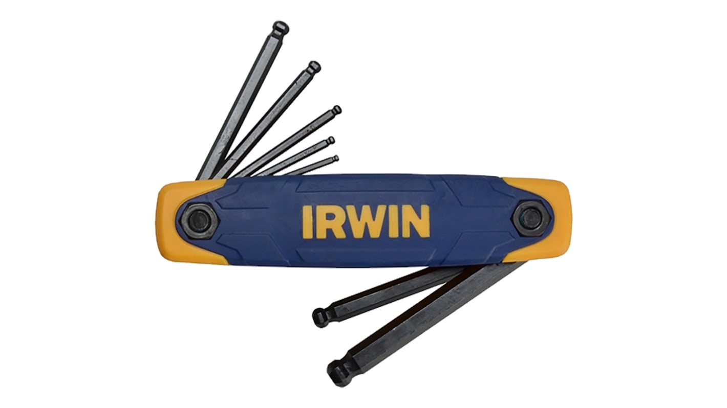 Irwin 7 piece Folding Metric Hex Key Set, 2mm