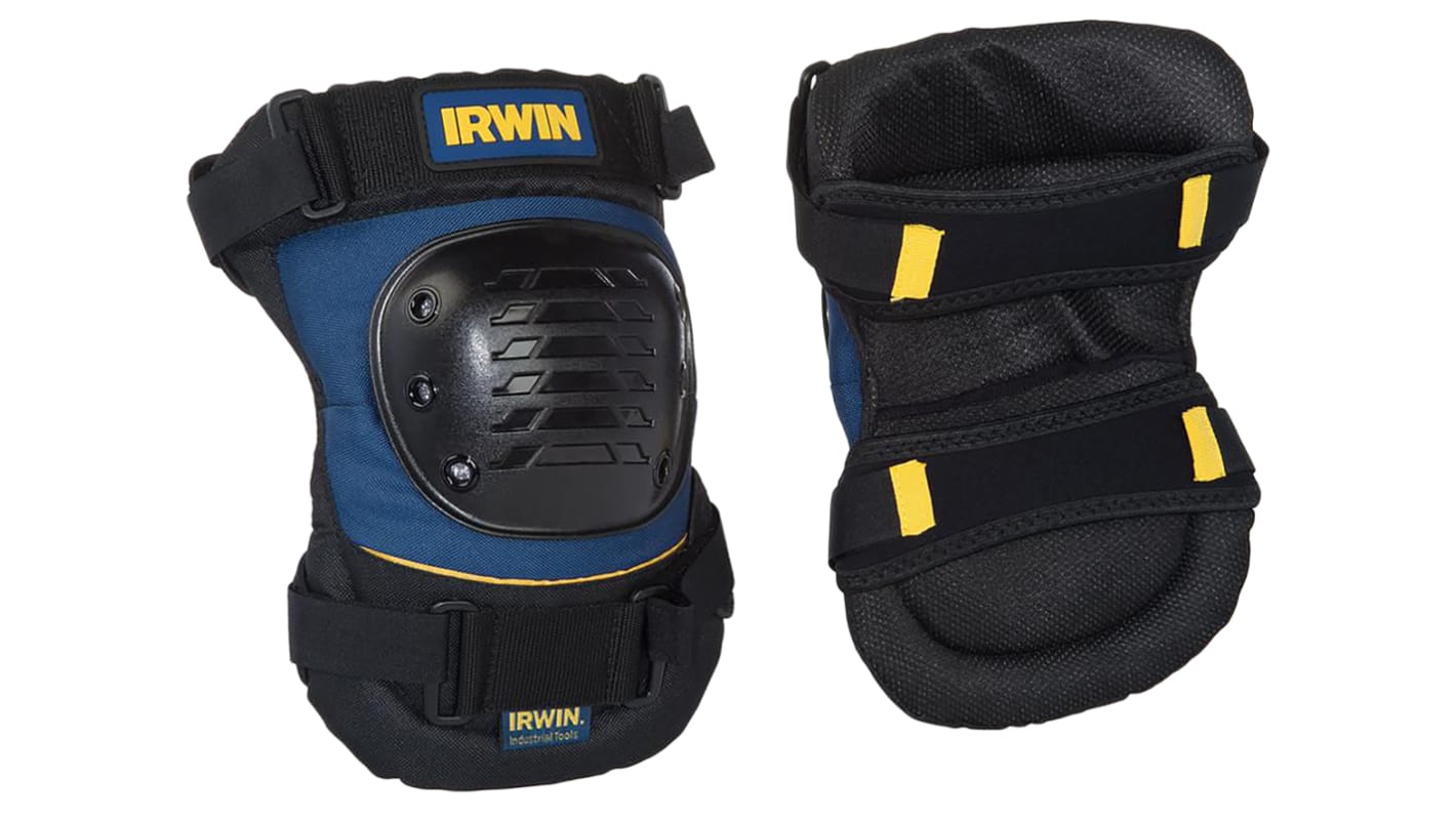 Rodillera Irwin 10503832 Negro/azul, Correa ajustable, Plástico ABS