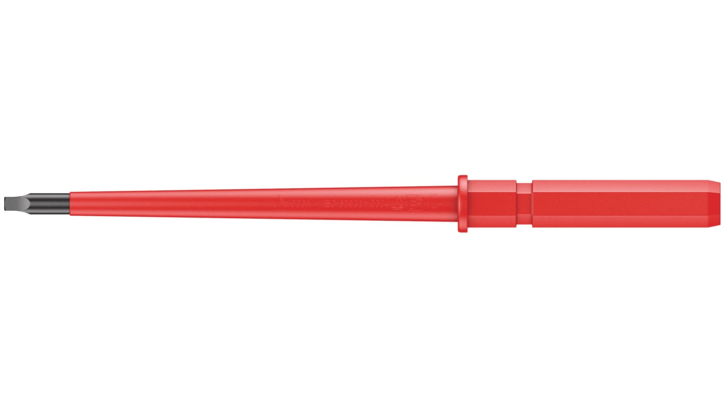 Wera Square Insulated Screwdriver Blade, #2 Tip, 154 mm Blade, VDE/1000V