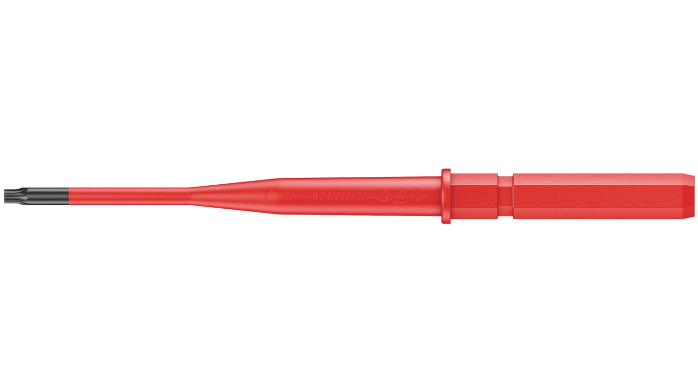 Wera Torx Insulated Screwdriver Blade, T15 Tip, 154 mm Blade, VDE/1000V