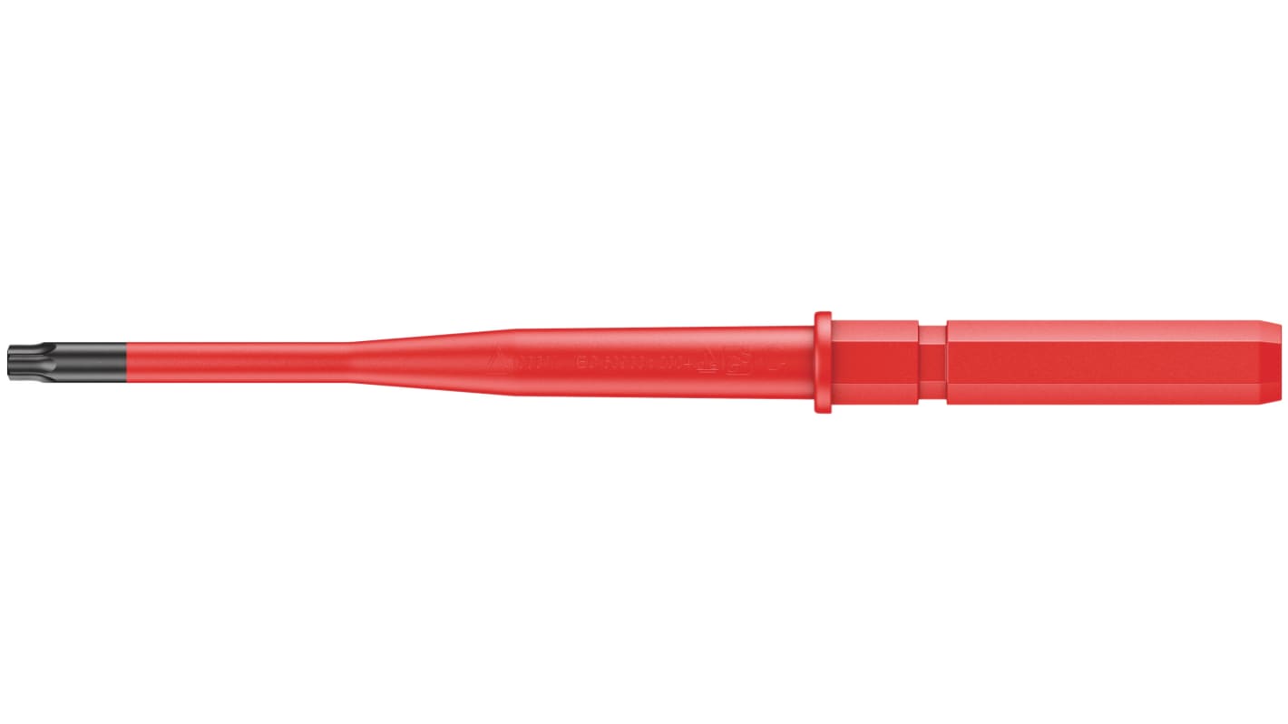 Wera Torx Insulated Screwdriver Blade, T25 Tip, 154 mm Blade, VDE/1000V