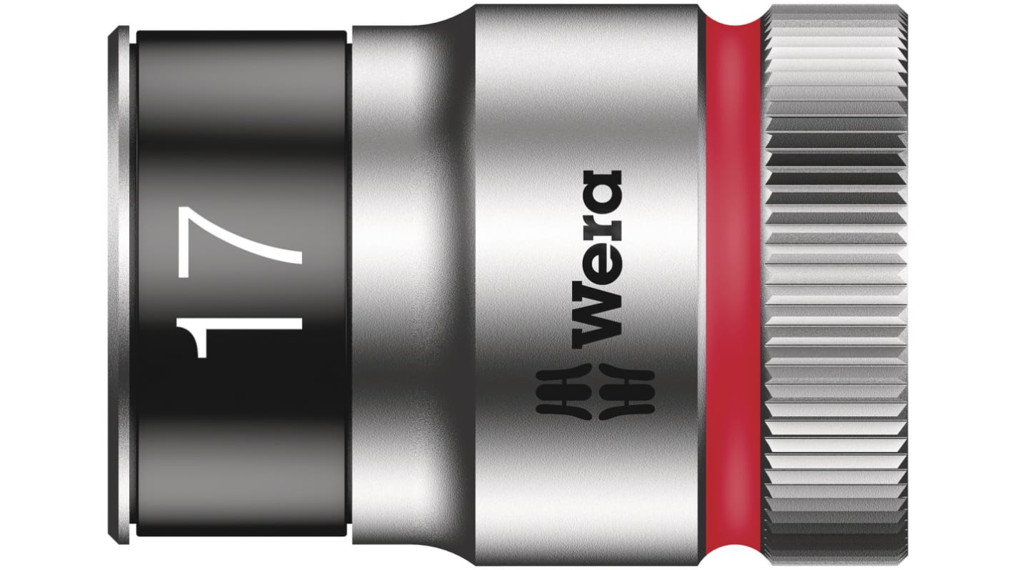 Wera 1/2 in Socket Wrench, 37 mm Overall