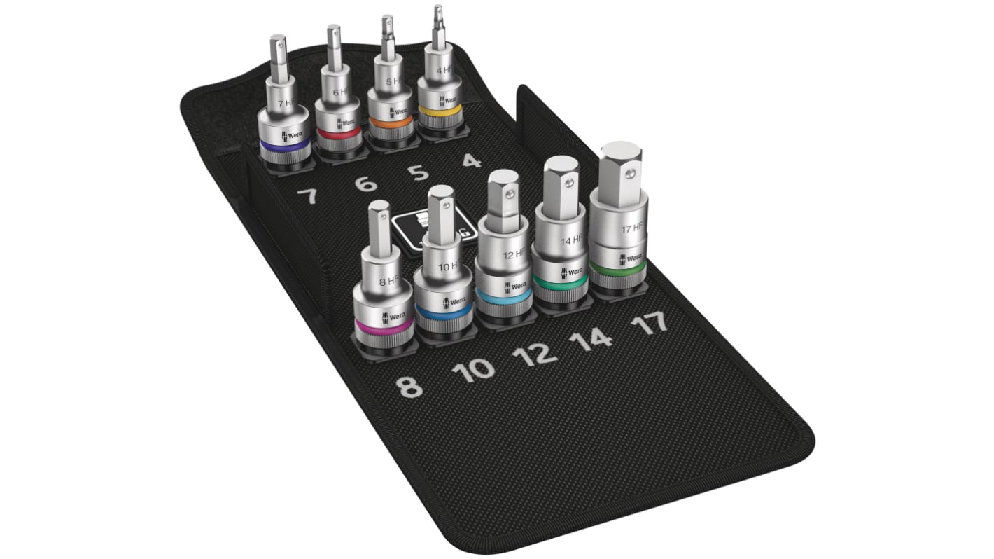 Wera 1/2 in Bit Socket Set