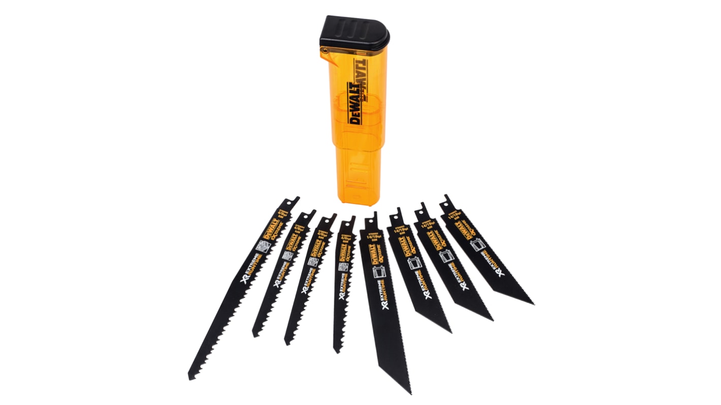 DeWALT 往复锯条, 14/18 TPI, 4/6 TPI锯齿/英寸, 切割长度152mm, 可切割金属、塑料、PVC、木材