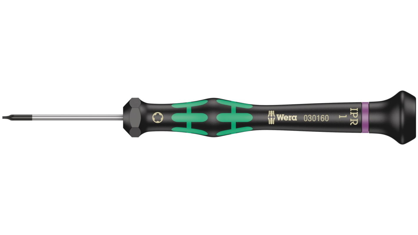 05030160001 Wera Pentalobe Precision Screwdriver 1 Tip 44 mm Blade 141 mm Overall RS