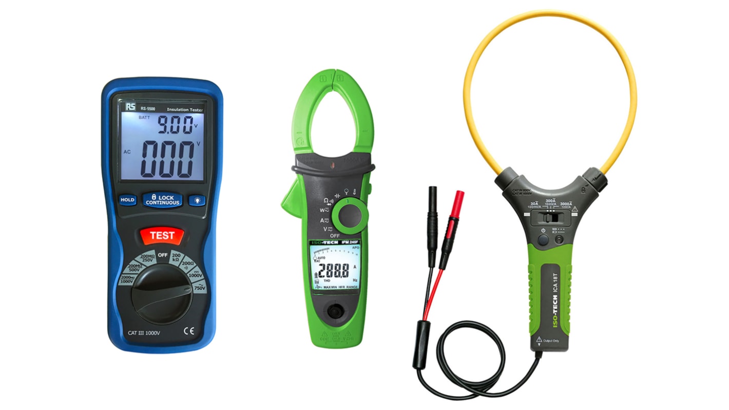 ISO-TECH IPM245F Clamp Meter, 999.9A dc, Max Current 999.9A ac CAT III 1000 V, CAT IV 600 V