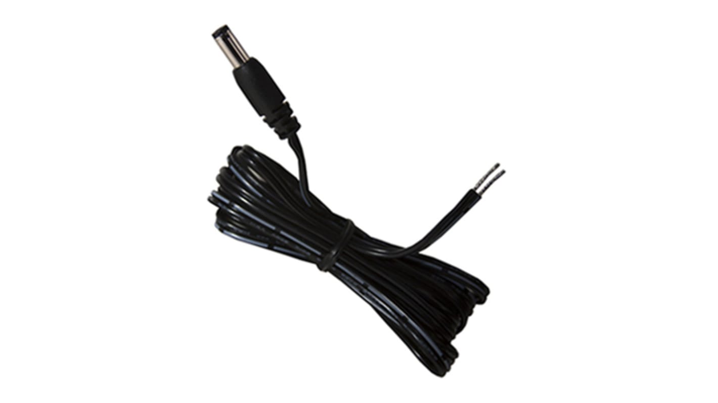 JKL Components ZCH-1830PLUG-1 Power Supply LED Cable for LED Ribbons and Wireless Controller ZCTR-08, 1.867m