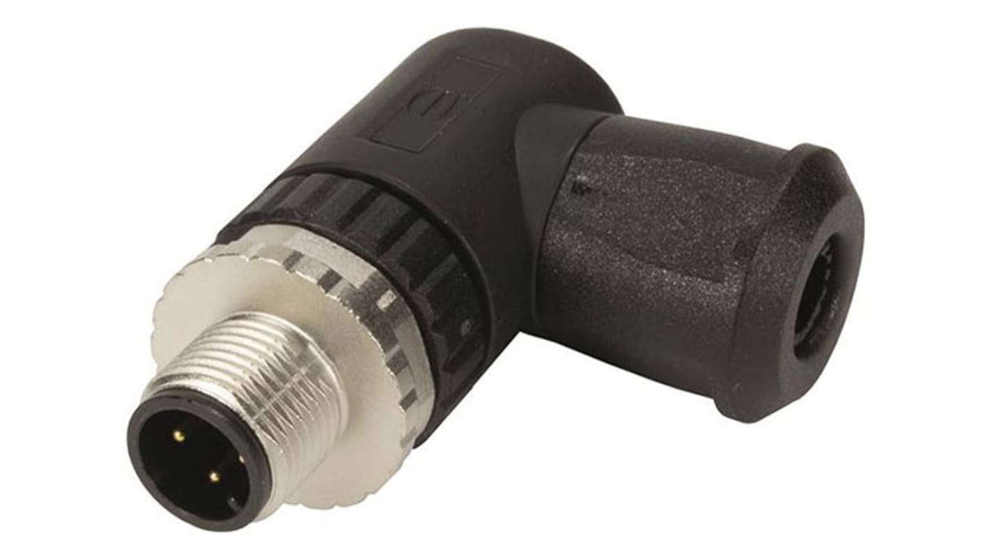 HARTING Circular Connector, 4 Contacts, Cable Mount, M8 Connector, Plug, Male, IP67