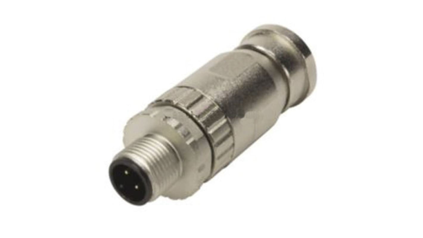 Harting Circular Connector, 4 Contacts, Cable Mount, M12 Connector, Plug, Male, IP67