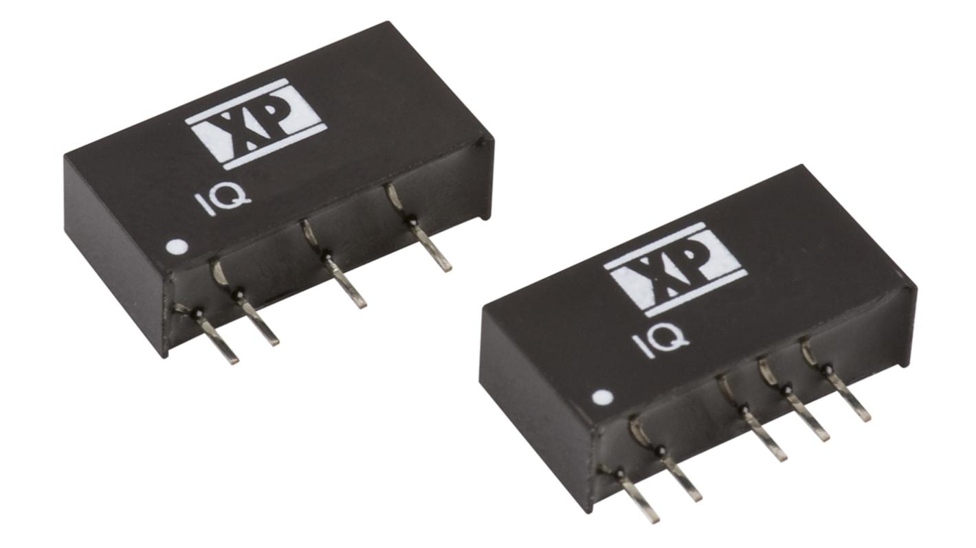 XP Power IQ DC-DC Converter, 5V dc/ 200mA Output, 21.6 → 26.4 V dc Input, 1W, Through Hole, +85°C Max Temp -40°C