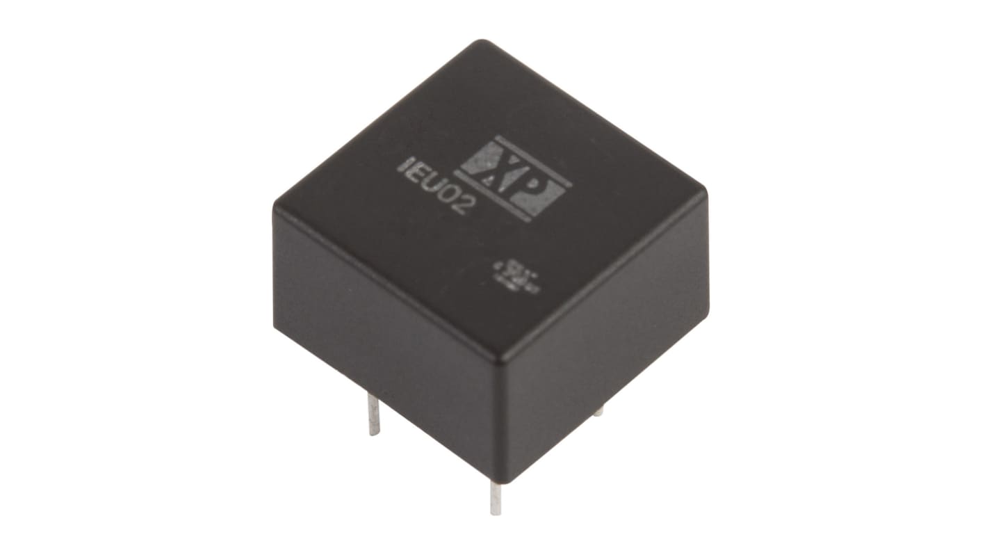 XP Power IEU02 DC-DC Converter, 15V dc/ 134mA Output, 18 → 36 V dc Input, 2W, Through Hole, +95°C Max Temp -40°C