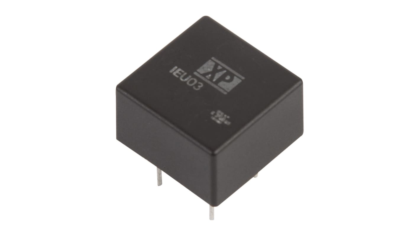 XP Power IEU03 DC-DC Converter, 3.3V dc/ 600mA Output, 4.5 → 10 V dc Input, 3W, Through Hole, +95°C Max Temp