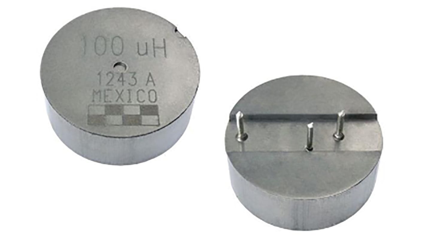 Vishay 100 μH ±20% Leaded Inductor, Max SRF:2.04MHz, 8.8A Idc, 32.2mΩ Rdc, IHTH-1125KZ-5A