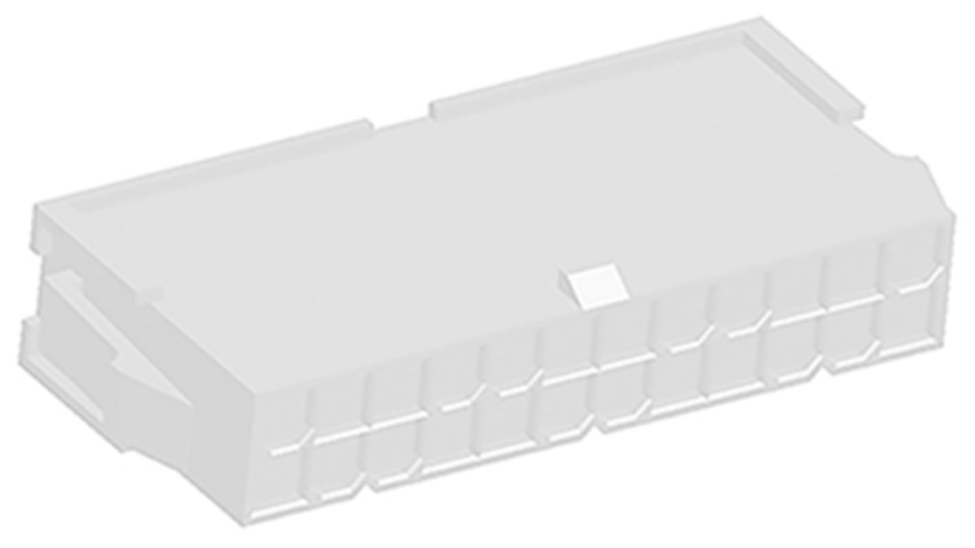 TE Connectivity, VAL-U-LOK Male Connector Housing, 4.2mm Pitch, 24 Way, 2 Row