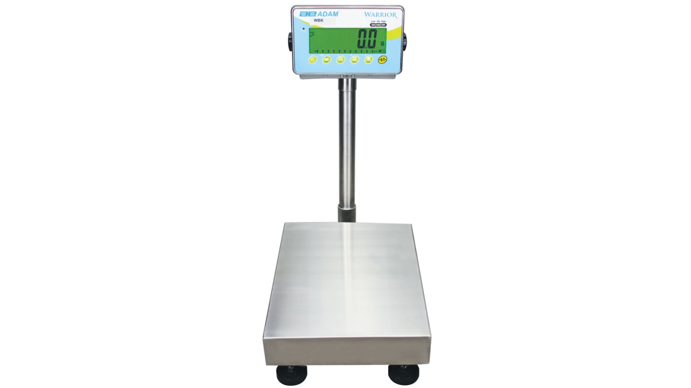 Adam Equipment Co Ltd WBK 32 Warrior Wash Down Weighing Scale, 32kg Weight Capacity