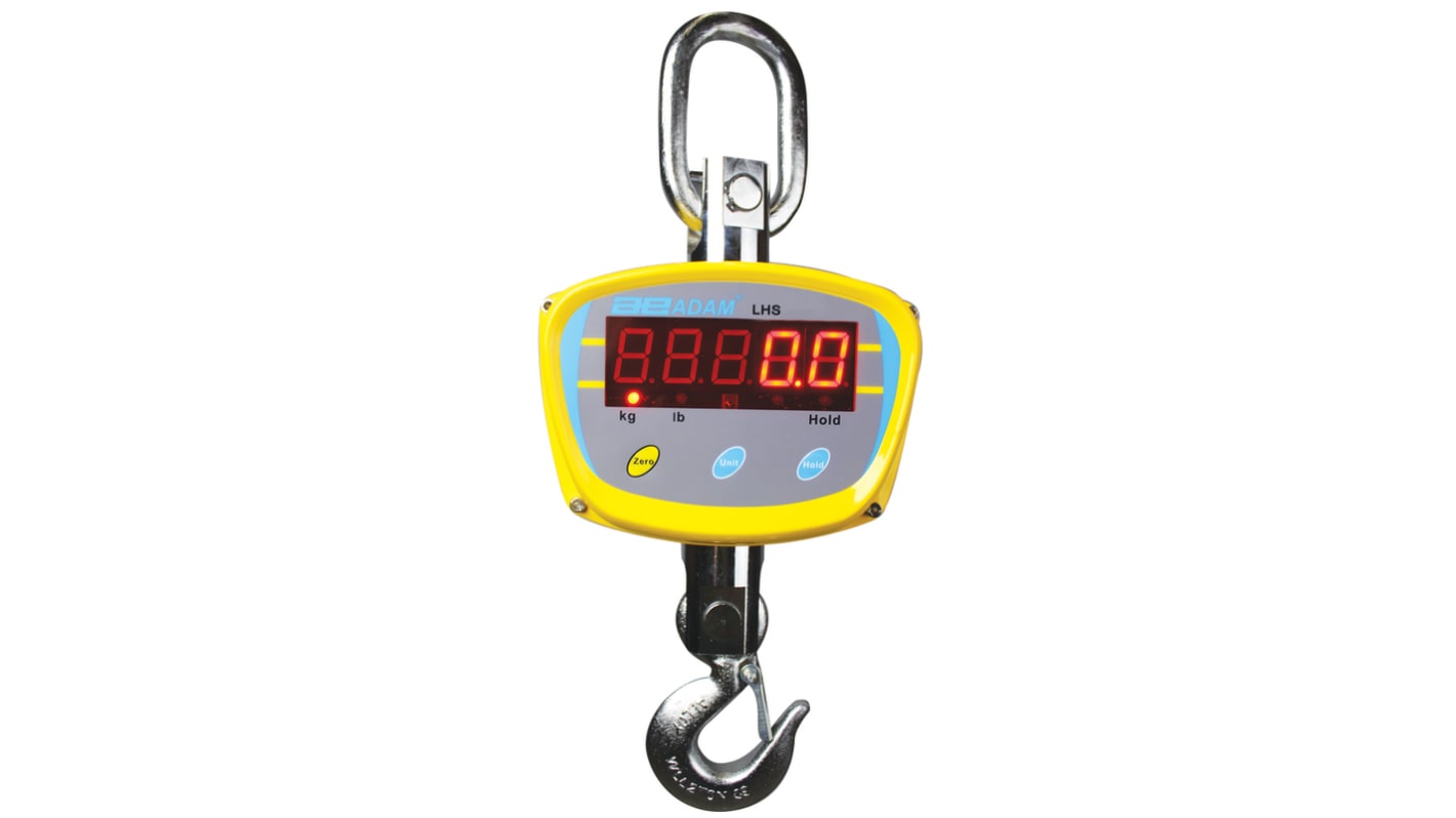 Adam Equipment Co Ltd LHS 2000 Crane Weighing Scale, 2000kg Weight Capacity