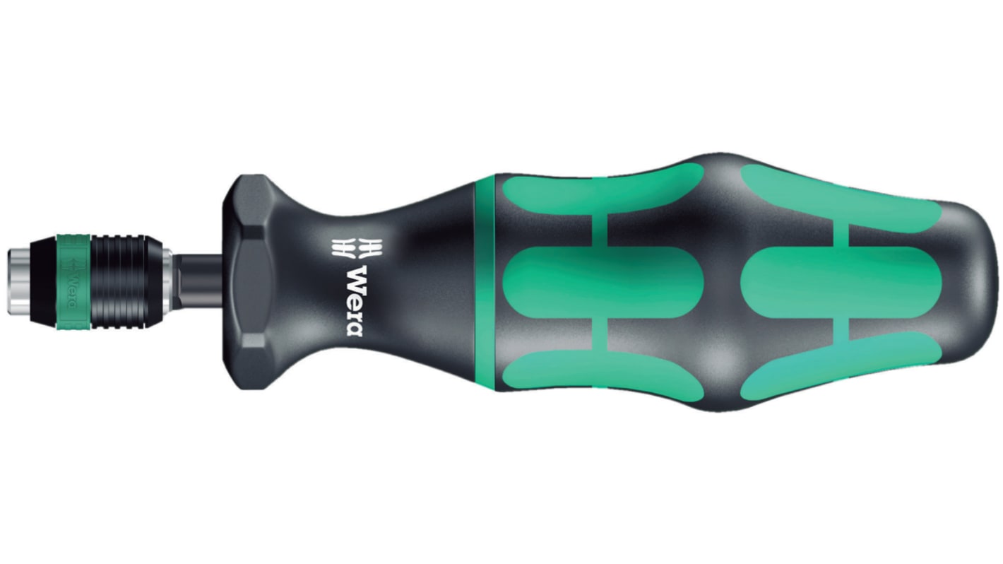 Wera Pre-Settable Hex Torque Screwdriver, 0.1Nm, 1/4 in Drive, ±6 % Accuracy