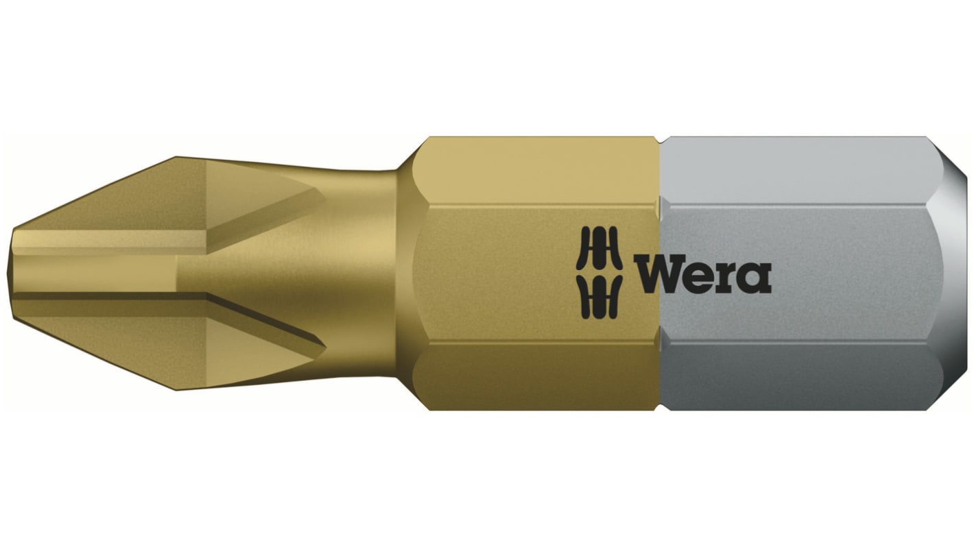 Wera Phillips Screwdriver Bit, PH3 Tip