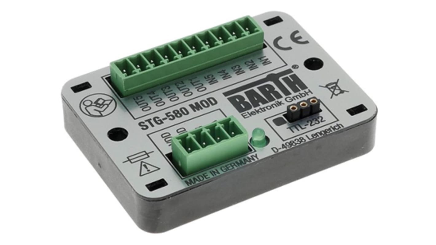 BARTH lococube mini-PLC Series PLC I/O Module for Use with STG-580, 7 → 32 V dc Supply, Digital, PWM, Solid