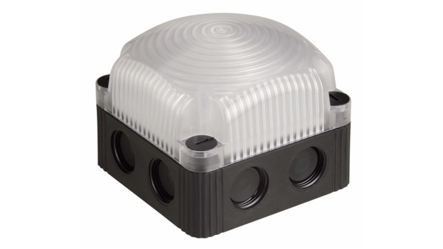 Segnalatore Fisso Werma, LED, Trasparente, 24 V c.c.
