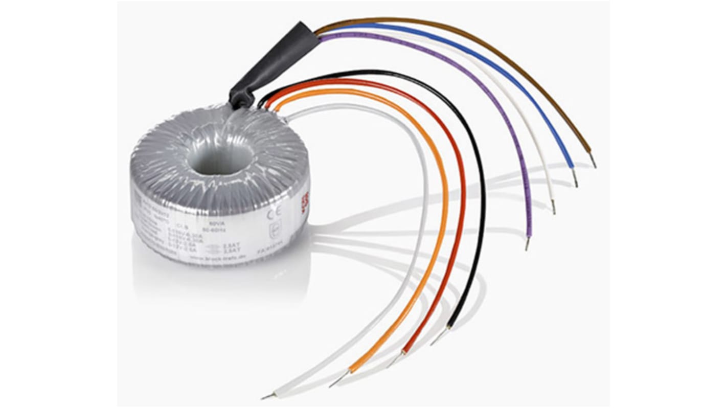 Block 2 x 115V ac, 2 x 6V ac Toroidal Transformer, 15VA