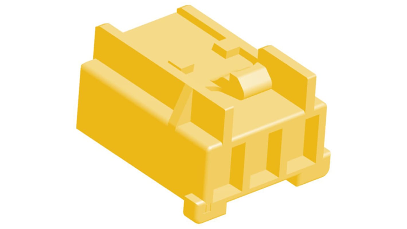 TE Connectivity, Grace Inertia Male Connector Housing, 2.5mm Pitch, 3 Way, 1 Row
