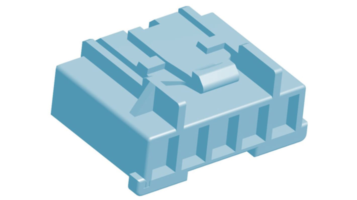 TE Connectivity, Grace Inertia Male Connector Housing, 2.5mm Pitch, 5 Way, 1 Row