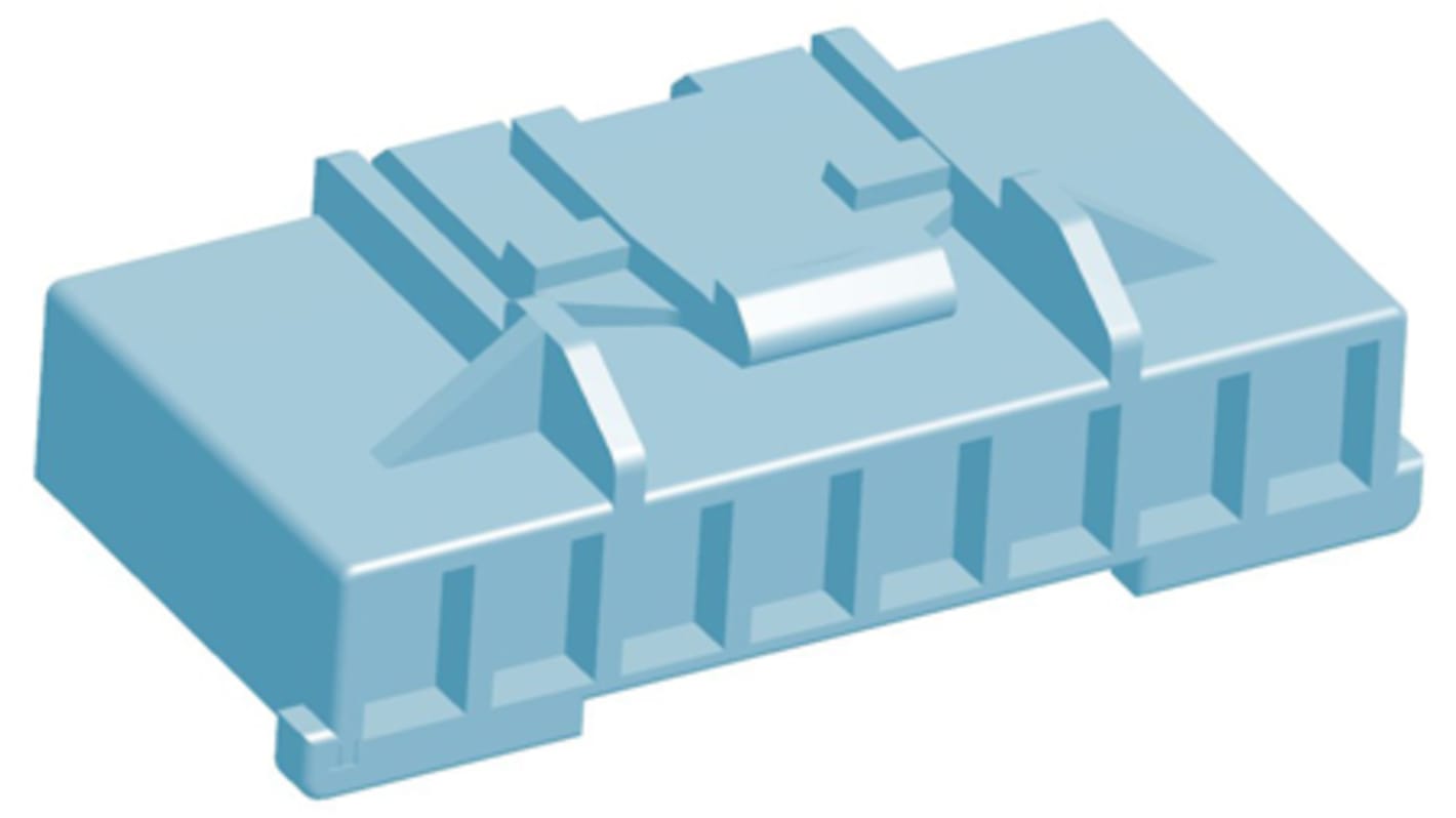 TE Connectivity, Grace Inertia Male Connector Housing, 2.5mm Pitch, 8 Way, 1 Row