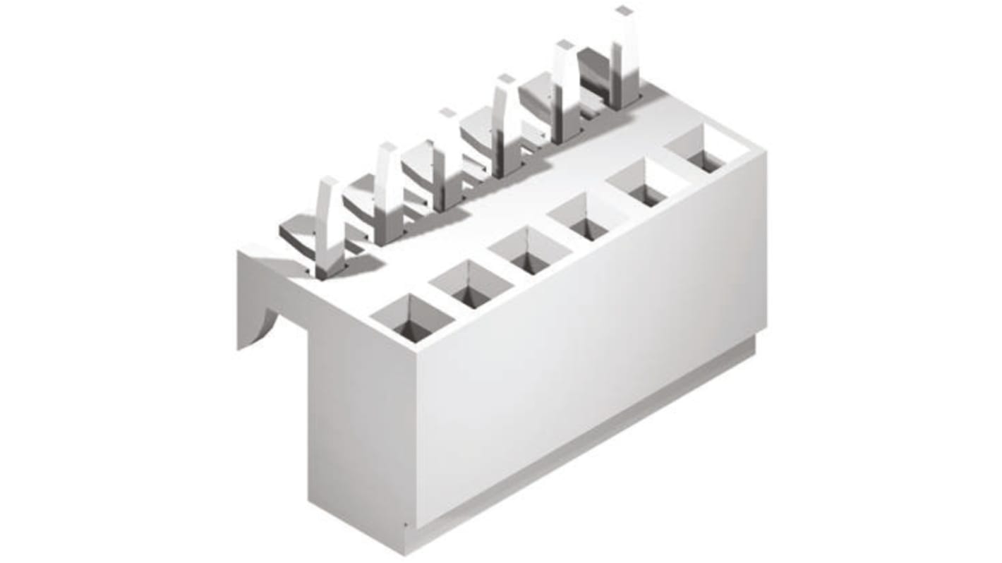 Molex KK 254 Series Straight Through Hole Mount PCB Socket, 4-Contact, 1-Row, 2.54mm Pitch, Solder Termination