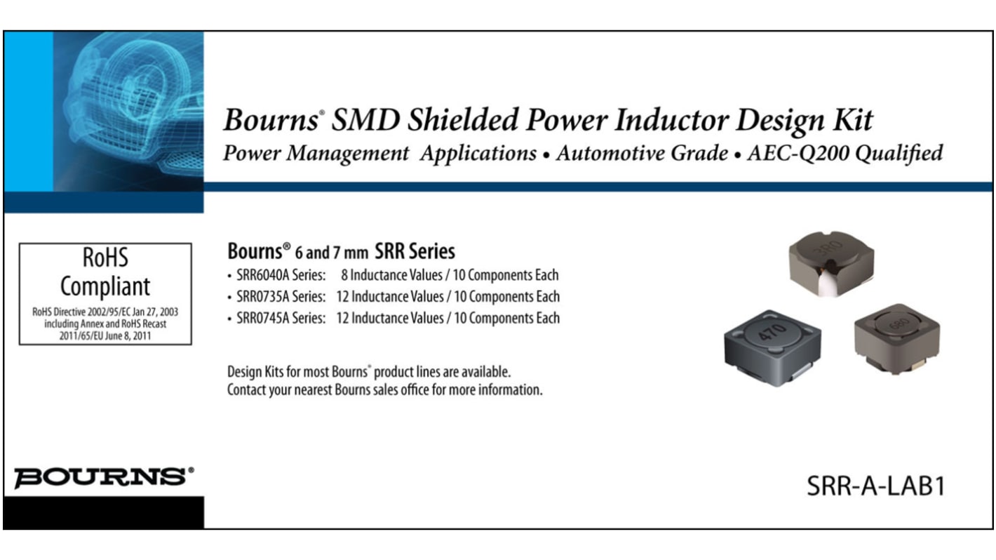 Bourns SRR0735A Series SMD Power Inductor, SRR0745A Series SMD Power Inductor, SRR6040A Series SMD Power Inductor