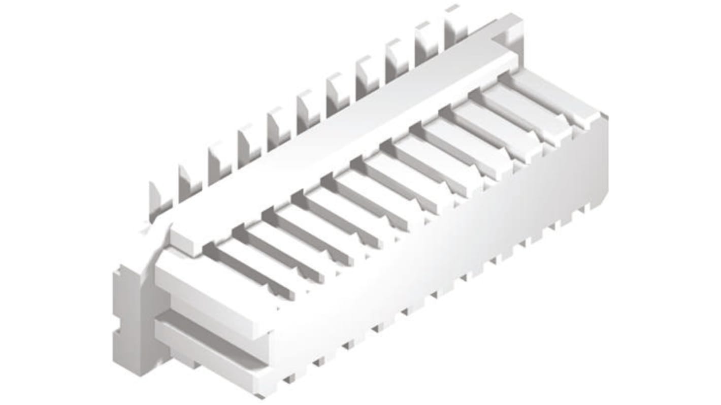 Molex Straight Surface Mount PCB Socket, 30-Contact, 2-Row, 0.8mm Pitch, Solder Termination