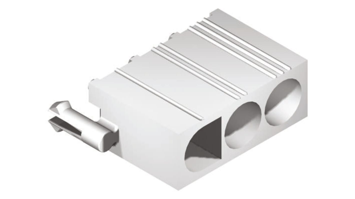 Molex STANDARD .093" Series Straight Through Hole PCB Header, 4 Contact(s), 6.7mm Pitch, 1 Row(s), Shrouded